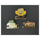 (3) Nascar Mark Martin Race Winner Pins -