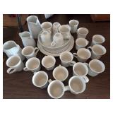 Crate & Barrel Mikasa White Dinnerware