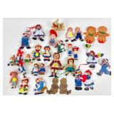 Raggedy Ann, Andy Christmas Ornaments