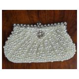 Beaded Pearl Clutch