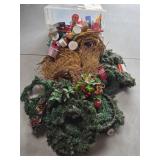Holiday Wreaths, Golden Grapevines, Craft Supplies