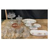 Crystal Glassware, Tunstall England Dishware