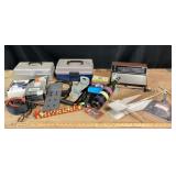 Belkin Power Strip, Tackle Boxes, Kawasaki Sign