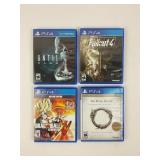 (4) PS4 Games