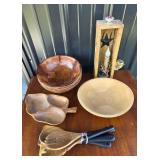 Monkey Pod Wood Bowls, Utensils, Decorative Lamp