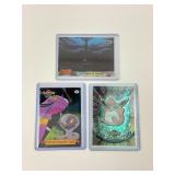 (3) Pokemon Vintage Topps Holographic Cards