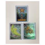 (3) Pokemon Vintage Topps Holographic Cards
