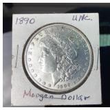 1890 Morgan Silver Dollar uncirculated