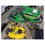 John Deere LA135 Riding Mower, Deck Included