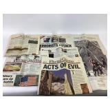 September 11, 2001 Newspaper Issues