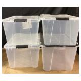 Plastic Storage Bins With Latching Lids