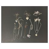 Silver Tone Necklace Vintage Collection