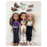 MGA Bratz Dolls, Ice Skates & Accessories