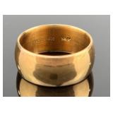 Mens 14k Masterpiece stamped Gold Size 9 Ring 9.80