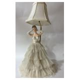 1950's Figural Porcelain Lady Bust Boudoir Vanity