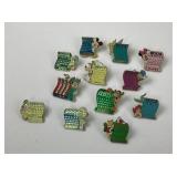 Disney Collector Trading 2002 Calendar Pins (12)