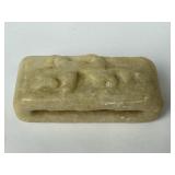 Archaic Chinese Carved Jade Sword Scabbard Slide