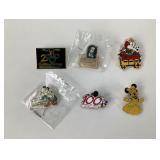 (6) Disney Collector Trader Pins