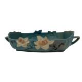 Roseville Pottery Magnolia Blue Console Bowl