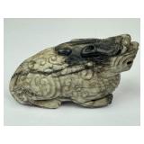 Antique Chinese Grey Chicken Bone Jade Pebble