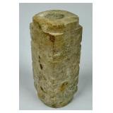 Archaic Chinese Carved Jade Cong Bead