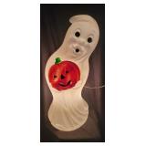 Ghost Holding Pumpkin Blow Mold
