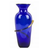 Blenko Cobalt Blue Vase