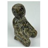 Archaistic Chinese Carved Jade Pendant Figure