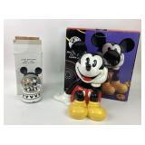 Mickey Mouse Cookie Jar and Mickey and Minnie Snow