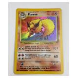 Flareon Jungle Halo  Error - No Stamp 3/64 Pokemon