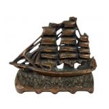 Cast Iron Nautical Tall Ship Doorstop