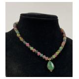 YS India Brass and Semi-Precious Stone Necklace