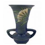 Roseville Delft Blue Fressia Vase