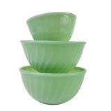 Fire King Oven Ware Jadeite Mixing Bowls
