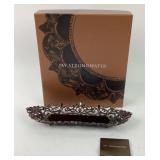 Jay Strongwater Art Nouveau Trinket Tray