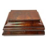 Empire Mahogany Veneer Jewelry Casket