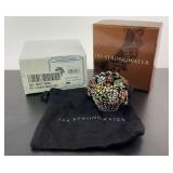 Jay Strongwater Flower Basket Trinket Box