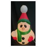 Carrot Nose Snowman Blow Mold