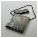 Victorian Engraved Sterling Silver Calling Card Ca