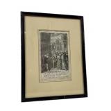 c. 1701-1705 Copper Plate Engraving 'The Beheading
