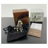 Jay Strongwater Gray Poodle Figurine