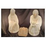 Mary, Joseph and Baby Jesus Blow Molds