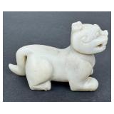 Chinese Carved Soapstone Foo Lion Figure