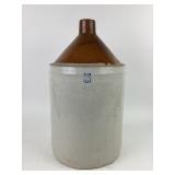 Crï¿½me and Brown Stoneware Crock Jug