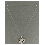10K White Gold Necklace