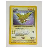 Pokï¿½mon Holographic Zapdos, Fossil Edition