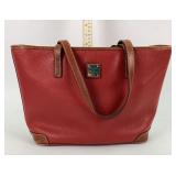Dooney & Bourke Red Leather Tote