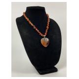 Sterling and Agate Necklace
