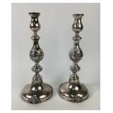 Pair of Russian Empire Polish 84 Zolotnik Silver
