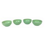 (4) Fire King Jadeite Cereal Bowls